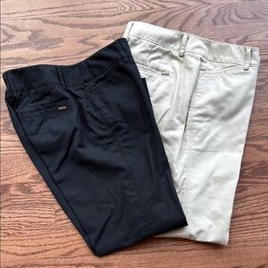 Women’s Black and Cream Pants